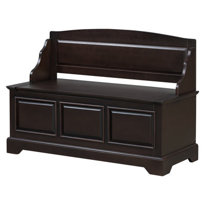 Retro Shoe Bench With Hidden Storage And Cushion For Entryway by George Oliver