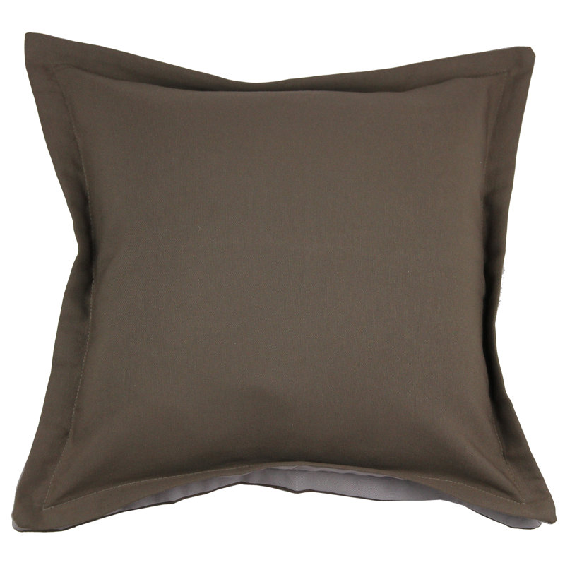 Square Cushion Cover, Brown Truffle/Grey, 60 x 60cm