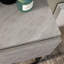 Table avec abattant, finition grise