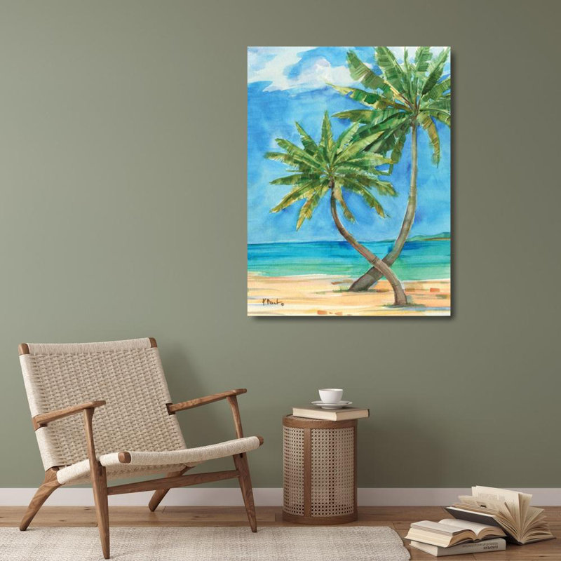 «Red Barrel Studio® Brent, Paul», art sur toile tendue sous le titre: Palmas Belize II BNT-1259, H 36 po x l 28 po
