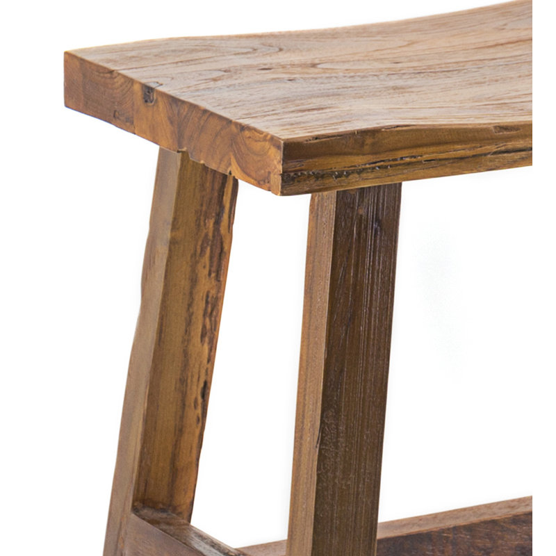 Solid Wood Accent Stool