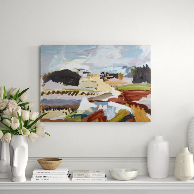 Tilage IV Painting by Kyle Goderwis, Outdoor, 25" H x 36" W x 1.5" D