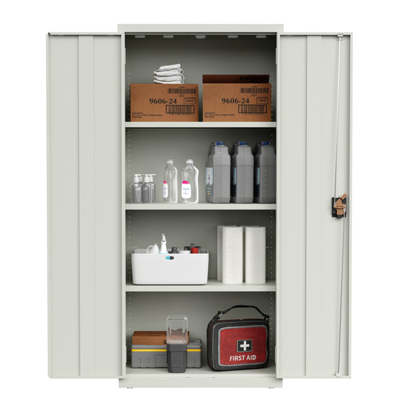 Metal Storage System, Light Gray
