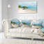 Coussin lombaire seascape magnifique ivoire en indonésie