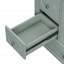 Freestanding vanity cabinet with ceramic basin-515965979