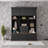 75'' H Modern Entryway Hall Tree with Bench, 5-in-1 Storage Solution - 3 Cabinets, 6 Drawers, 3-Tier Shelves & Coat Rack for Hallway, Living Room, Mudroom-1554564049