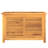 Water Resistant Teak Solid Wood Deck Box in Brown