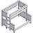 Fireside Lodge Barnwood Bunk Bed - Double/Single - Ladder Right-1783111587