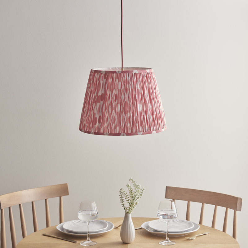 Parksdale 1 - Light Brushed Brass Pendant, Pink