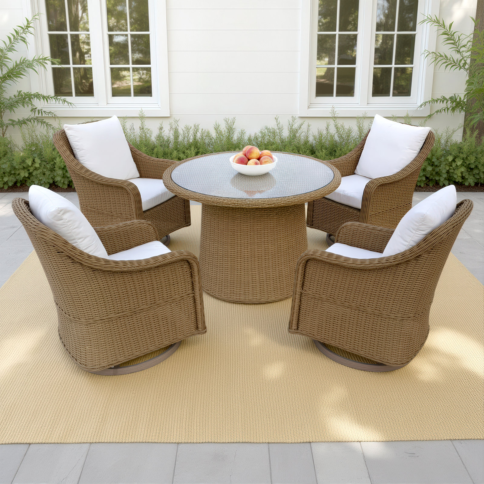 Hudson 44" Patio Dining Set