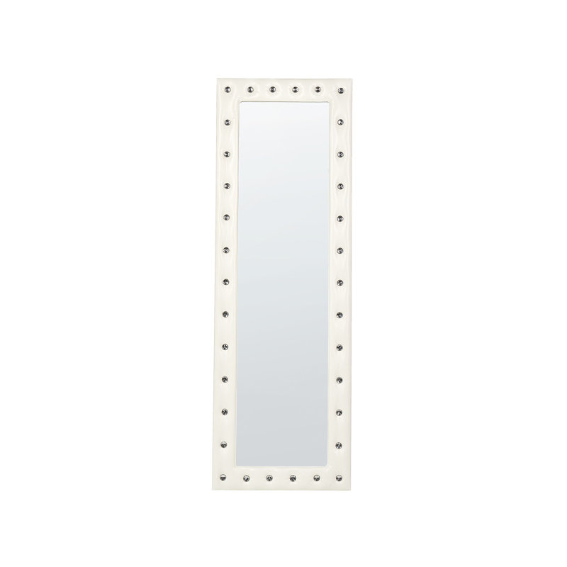 Aimee-Louise Flat Floor Mirror, White