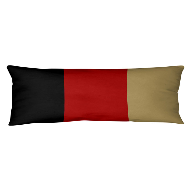 Polyester Medium Pillow, Black Side and Red Mid, San Francisco Football