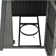 Chartion Square Aluminum Propane Smokeless Fire Pit Table with Hidden Fuel Tank