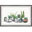 Lined Potted Cactus by Parvez Taj - Single Picture Frame Painting-38598674