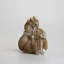 Figurine douce mère et bébé lapin