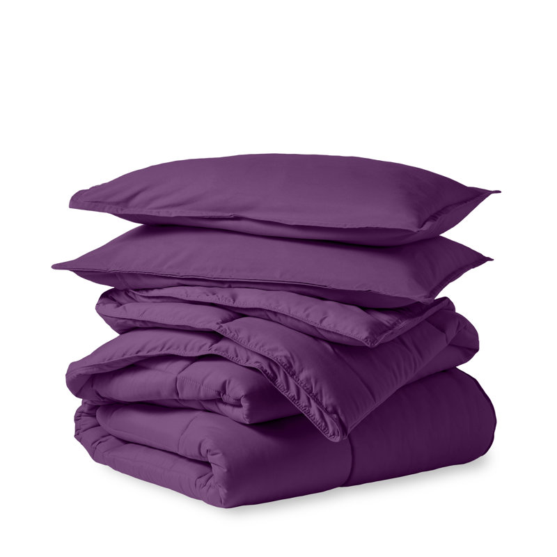 Soft All Season Comforter Set, Coronet Blue, Queen Comforter + 2 Standard Shams