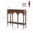 39" Solid Wood Console Table With Arch Design-746013069