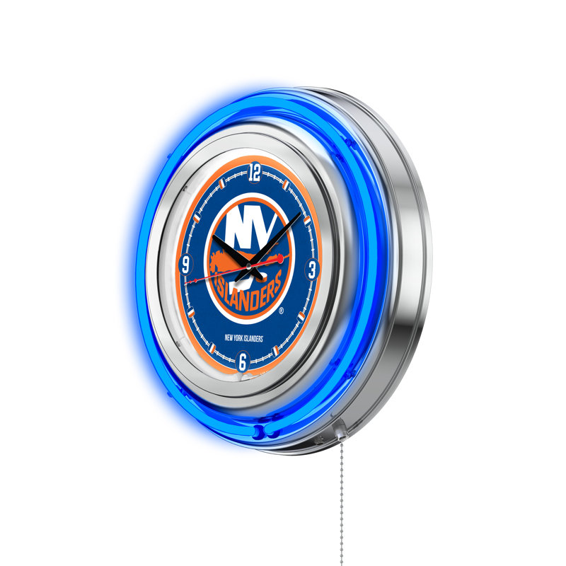 Horloge murale 15" nhl, New York Islanders
