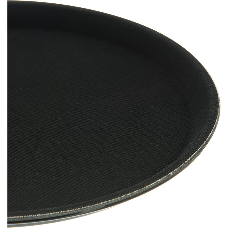 Plat et plat de service en plastique Carlisle Food Service Products, l 14 po x P 14 po, Noir