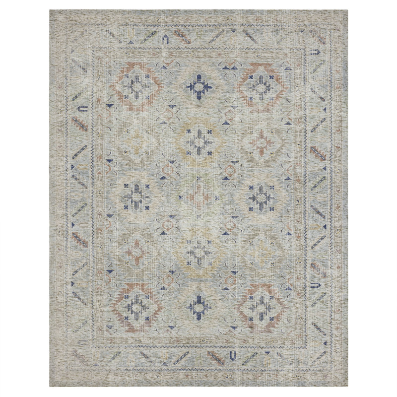 Karastan Zula 5' x 8' Multicolor Wool and Synthetic Rug