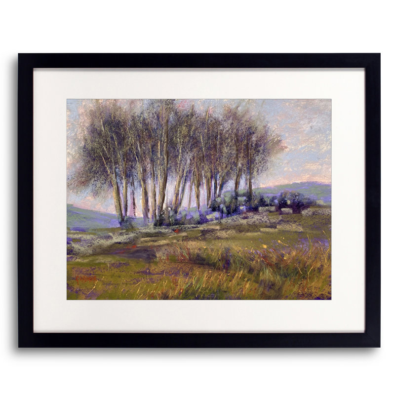Corps De Ballet Print by Dina Gardner, No Mat, 19" H x 25" W x 2" D, Black Framed Canvas