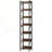 78.7 Inch Extra Tall 7-Tier Narrow Corner Bookshelf For Space-Saving Storage And Display In Living Rooms, Bedrooms-1664897398