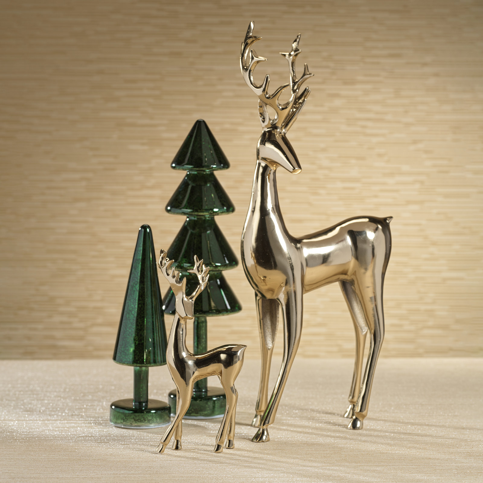 Dorcas Decorative Deer Figurine, 20.5" H x 9" W x 4.25" D