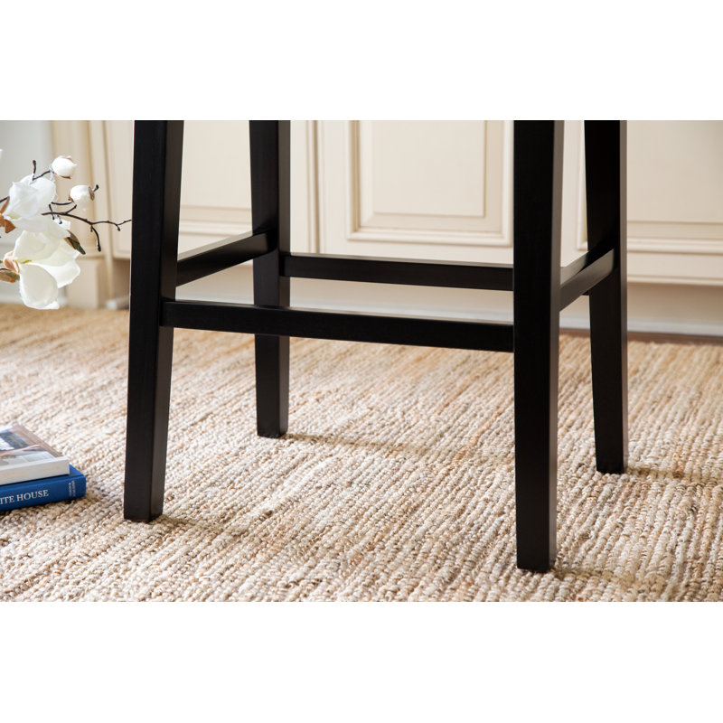 Tabouret de bar Oglethorpe, Noir, Tabouret de bar (siège d'une hauteur de 29 po)