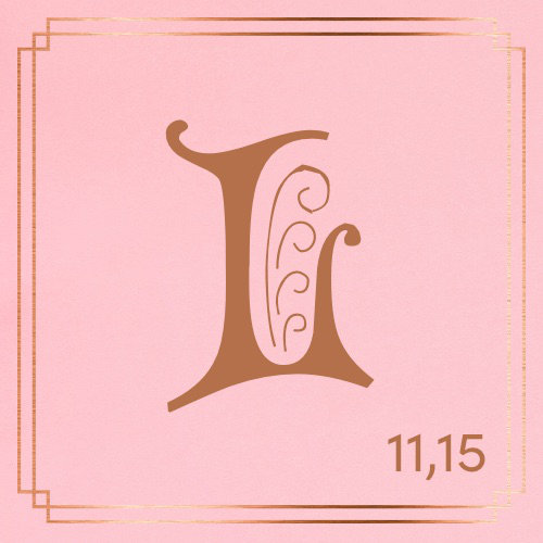 Buchstabe L: 11,15