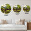 Beautiful Summer River Green Landscape I - Horloge murale-881104471