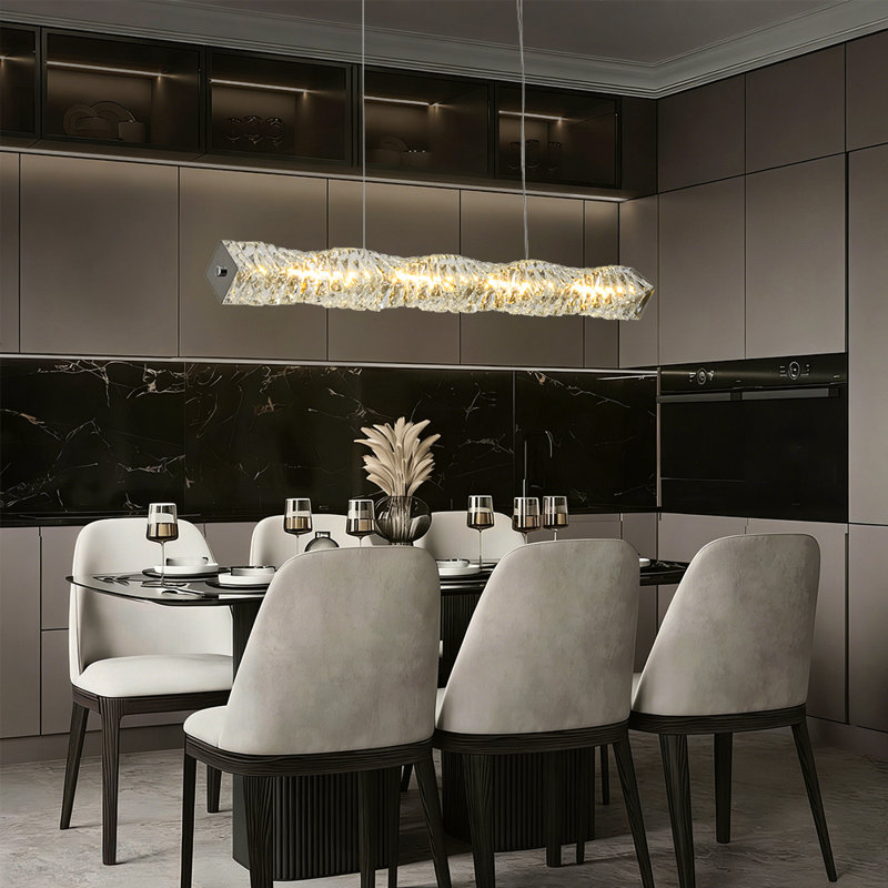 Luxury Dimmable Sparkle Led Crystal Pendant Light