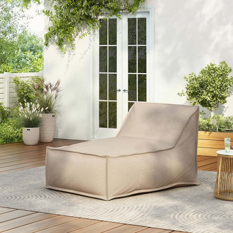 Fauteuil à billes d'extérieur, ensemble de 1, Beige