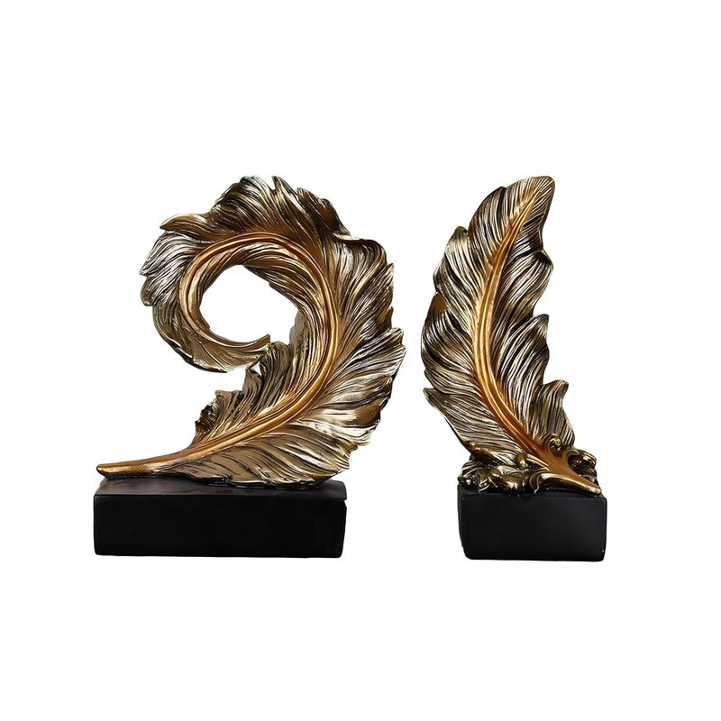 Chic Decorative Object Set (2 Pieces), 10.2 x 9.4 x 4.3 inches & 11.8 x 3.9 inches | 100% Polyester, Soft Texture | Perfect for Home Decor, Modern Touch to Living Room & Office Spaces