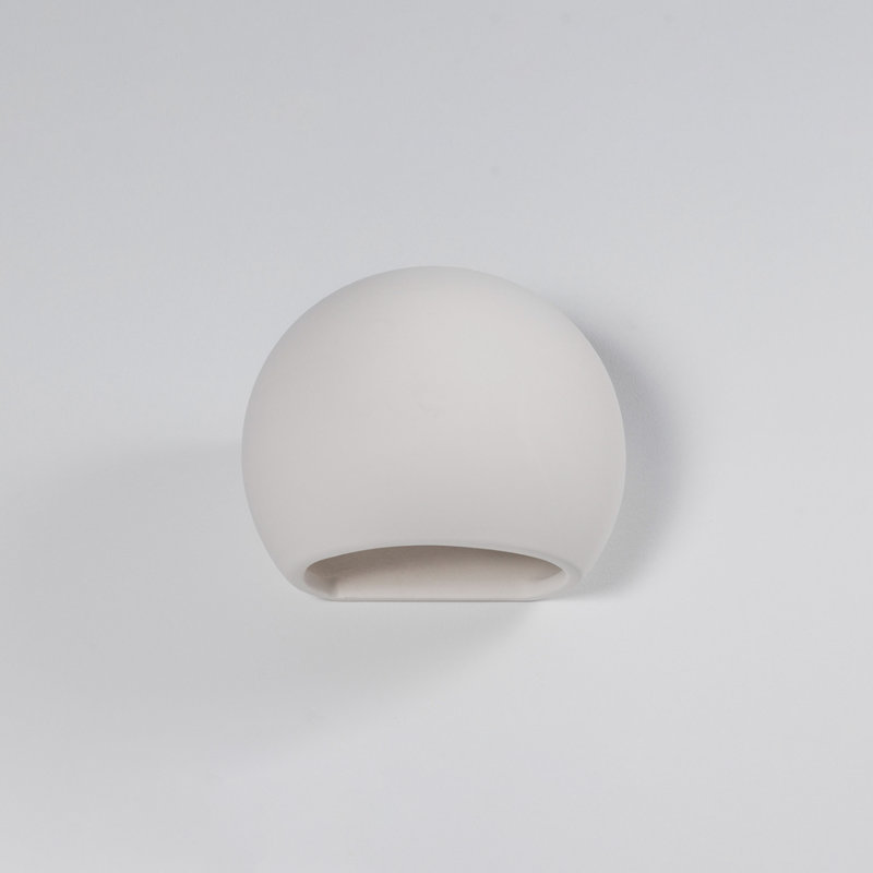 Ceramic Flush Mounted Sconce