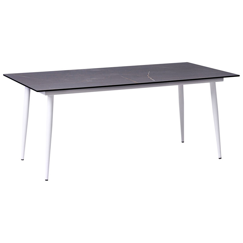 Cascoe Rectangular Outdoor Dining Table , 180cm cm W 90cm cm D, White