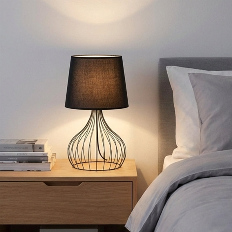 Lampe de table Juno Cage, Encre, Encre