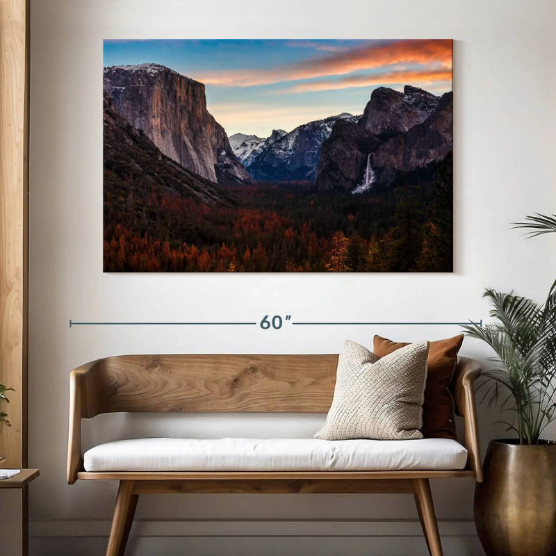 Alvord Scenic Yosemite Peaks, H 34 po x l 51 po