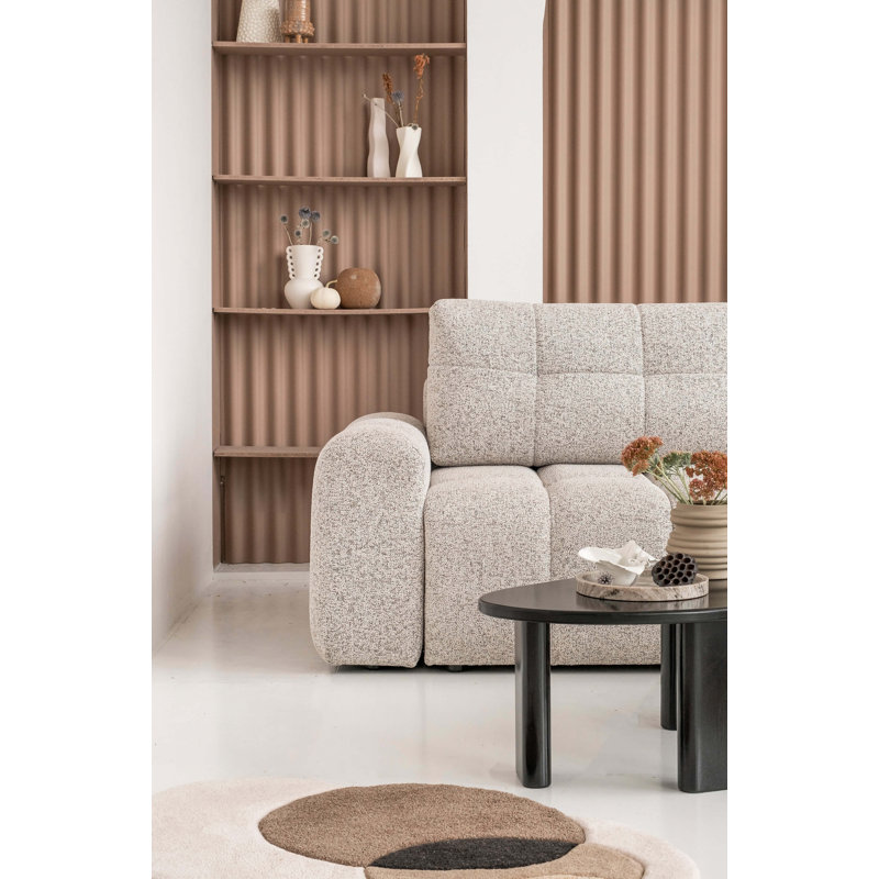 Lulu Corner Sofa Bed, 94cm H x 268cm W x 184cm D, Right -sided, Light gray
