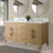 Chambery 60" Double Sink Bathroom Vanity with Engineered Marble Top-94811323-94811324