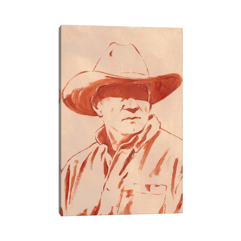 Man Of The West III by Jacob Green - Wrapped Canvas Painting, 101.6 cm H x 66.04 cm W x 1.91 cm D