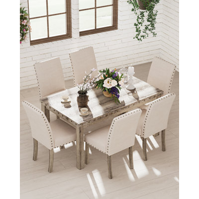 Ensemble repas 7 pièces Trinette