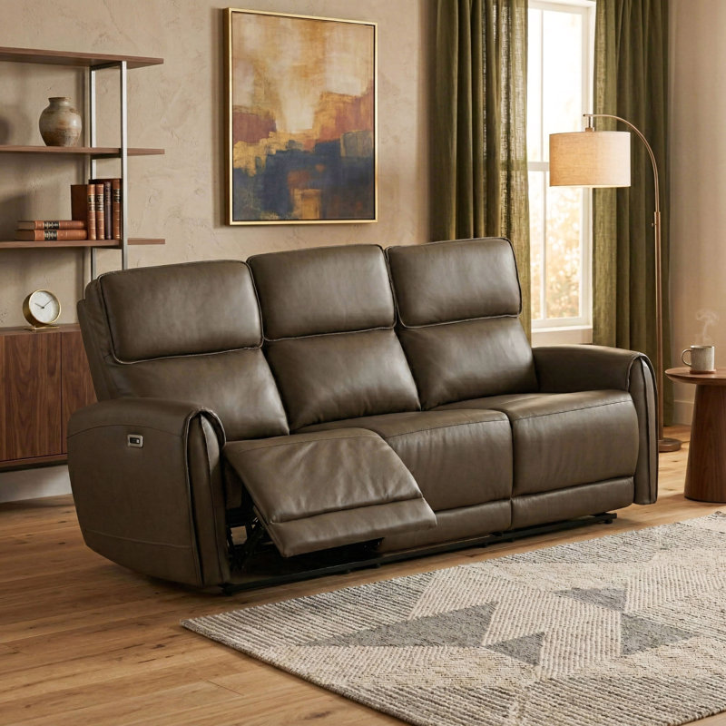 Lund Power Sofa, Brown