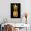 Ananas sur fond noir I-1728315034
