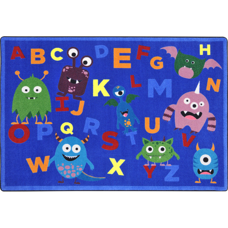 Kid Essentials Monster Mash Area Rug, Rectangle 7'8" x 10'9"