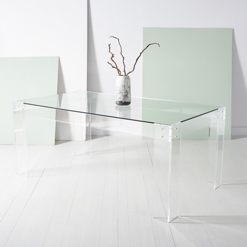 Anyeli Glass Top Dining Table