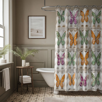 Leelend Patchwork Shower Curtain