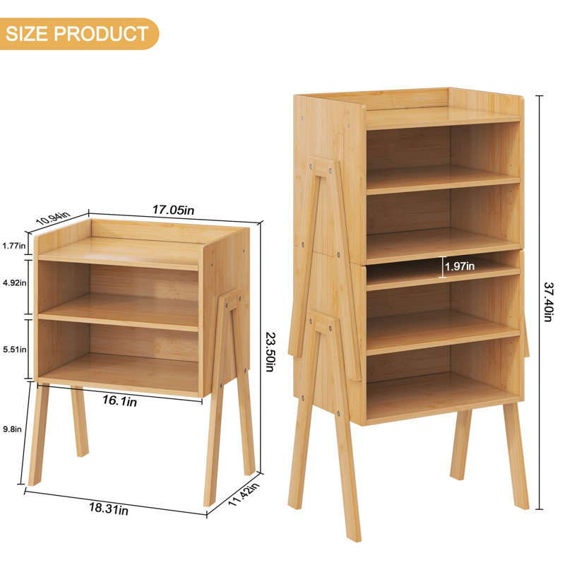 Leban 11'' W Nightstand, Set of 2