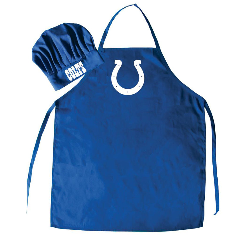 NFL No Pattern Apron Sets, Indianapolis Colts