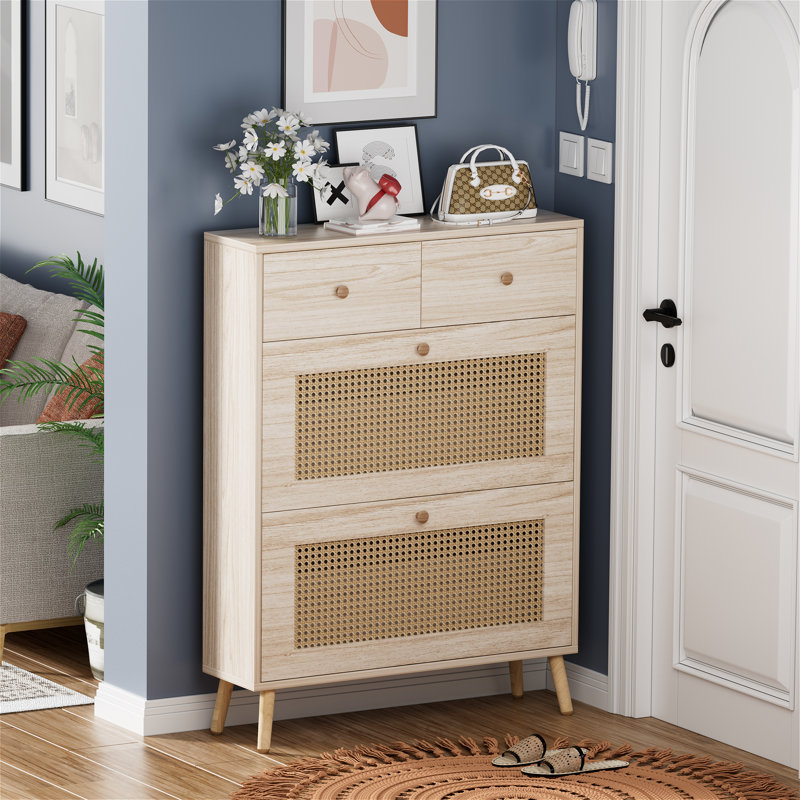 16 Pair Shoe Storage Cabinet