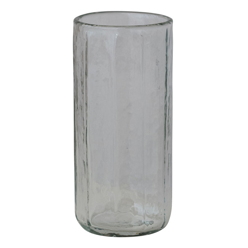 Hand-Blown Round Drinking Glass